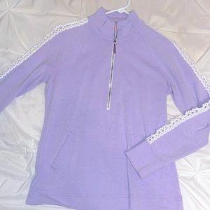 Lilly Pulitzer Eyelet Quarterzip!